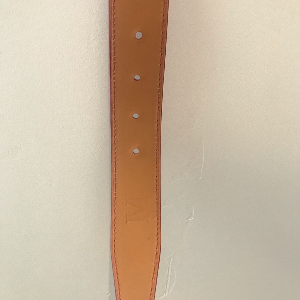 Madison Vaincourt genuine crocodile red belt 75 - Picture 7 of 12